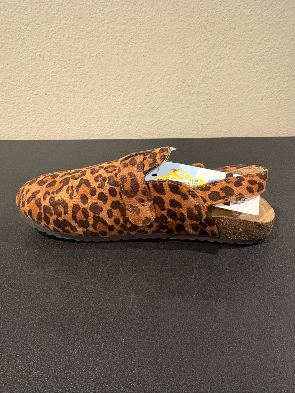 Cat & Jack Toddler Berlin Mule Clogs Sandals Cheetah Print Toddler Size 12 - Picture 6 of 10